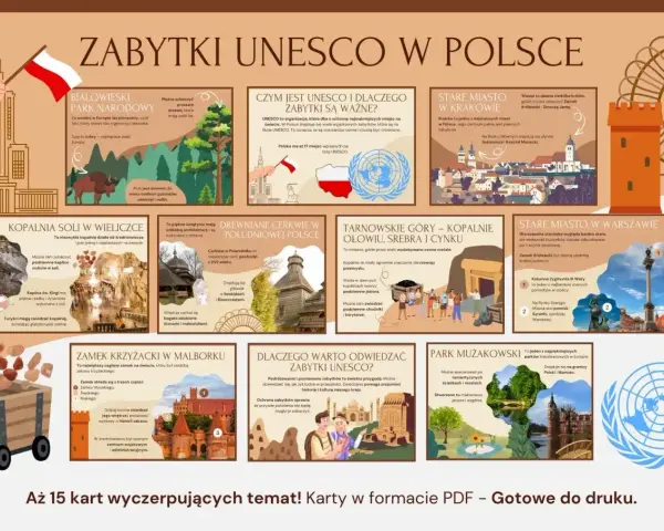 Zabytki UNESCO w Polsce: od Białowieży po kopalnie. Odkryj piękno i historię naszego kraju.