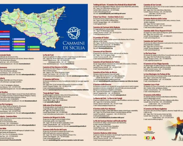 Mappa dei cammini di Sicilia: un viaggio a piedi tra storia, fede e natura. Scopri il tuo cammino siciliano!