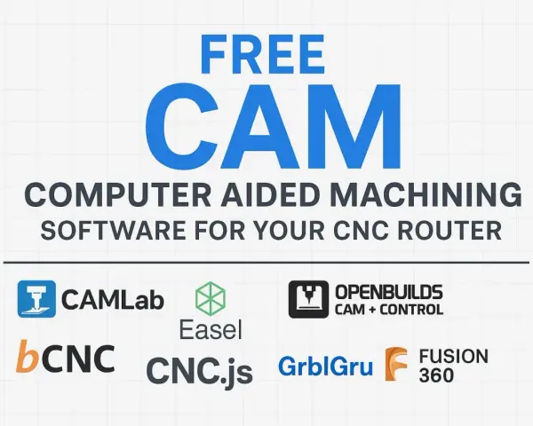 Darmowe projekty CNC i oprogramowanie CAM. Znajdź najlepsze narzędzia do swojej frezarki CNC.
