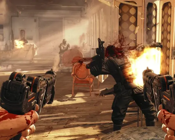 Explosión en Wolfenstein The New Order. Guía para sobrevivir a la acción intensa.