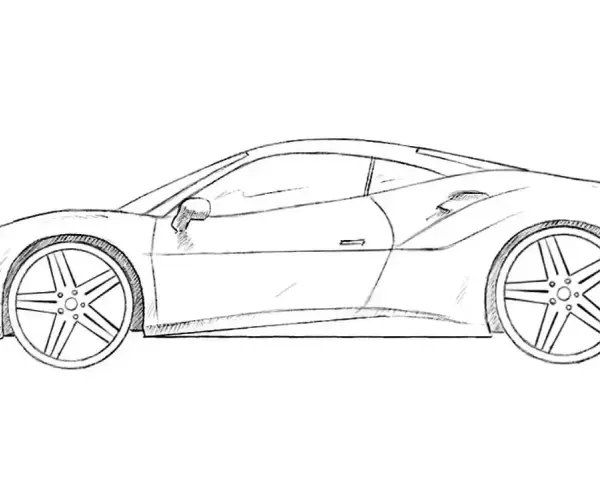 Jak narysować ferrari: proste kroki do idealnego rysunku samochodu