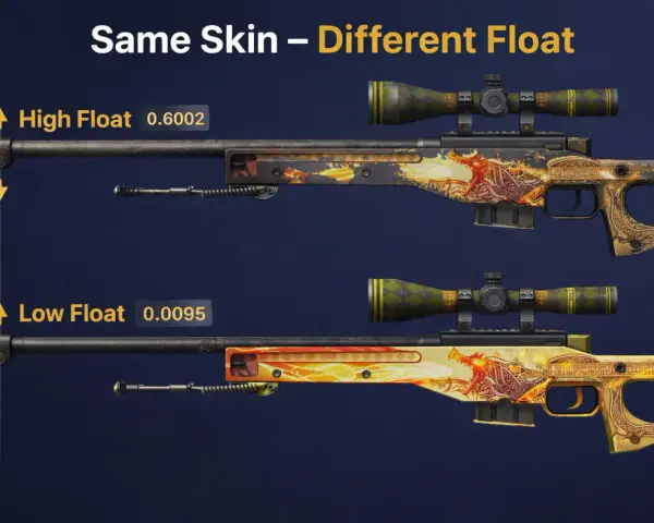 Float w CS2 - jak czytać zużycie skinów i nie przepłacać