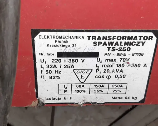 Ile miedzi znajduje się w spawarce ETD 250? Odkryj zaskakujące fakty