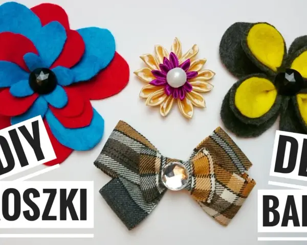 Jak zrobić broszkę? Zobacz DIY broszki z filcu i wstążki, idealne dla babci.