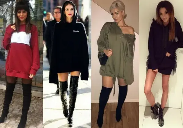 Bluza jak sukienka – stylizacje, które zaskoczą każdego dnia