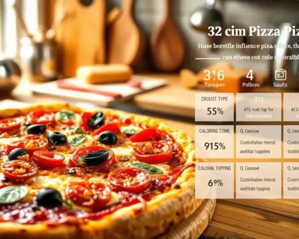 Pizza 32 cm: 700-2500 kcal! Jak wybrać mniej kaloryczną?