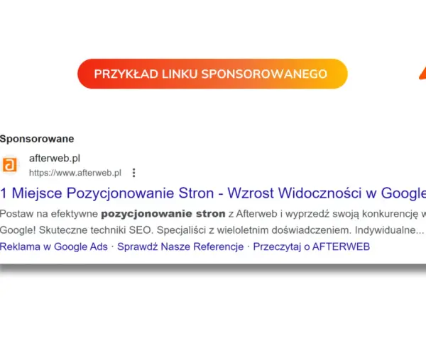Reklama Google Ads: pozycjonowanie stron z Afterweb.pl dla lepszej widoczności w Google.