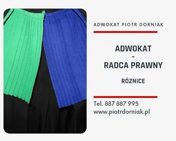 Adwokat czy radca prawny - kluczowe różnice, które musisz znać