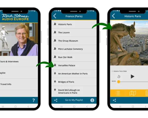 Explore Paris with Rick Steves audio tours. Select from Historic Paris, The Louvre, and more.