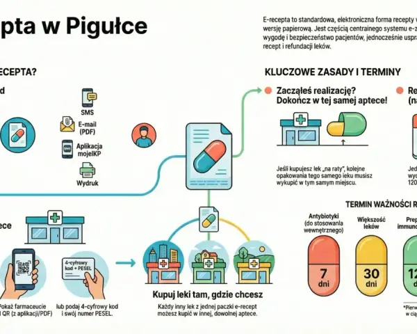 Czy położna może wypisać receptę? E-recepta to elektroniczna forma recepty, którą otrzymasz SMS-em, e-mailem lub w aplikacji.