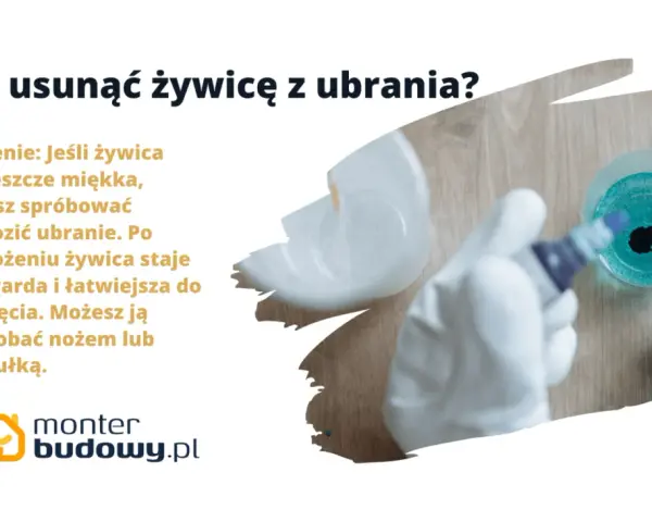 Jak usunąć żywicę z ubrania? Zamrożenie sprawi, że stwardnieje i łatwiej ją zeskrobiesz.