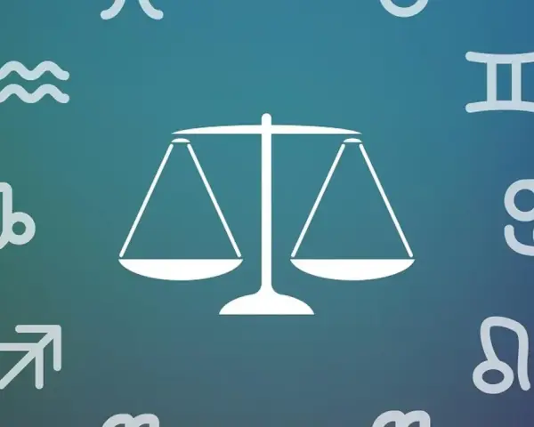 Waga, symbol sprawiedliwości, otoczona innymi znakami zodiaku. Czy to najgorszy znak zodiaku?