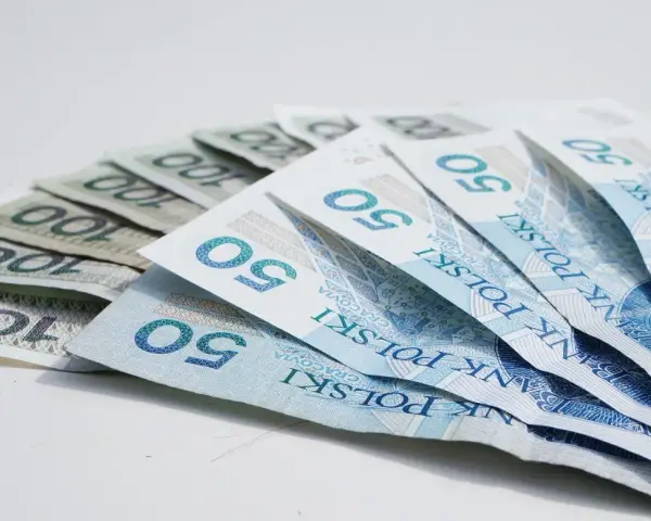 Złożone banknoty 50 i 100 zł. Zastanawiasz się, jak zwrócić groupon? Może te pieniądze pomogą w rozwiązaniu problemu.