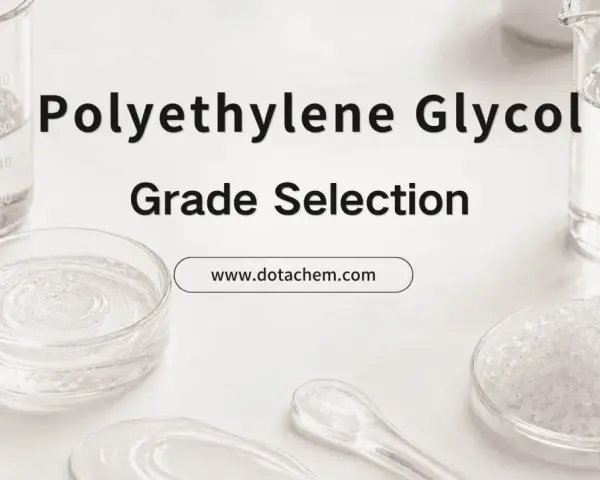 Polyethylene Glycol Grade Selection. Discover the advantages of polyethylene glycol for your needs.