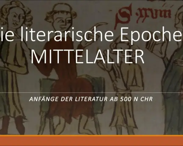 Mittelalterliche Illustration von Menschen, die Texte lesen und schreiben.