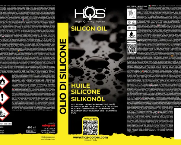Olio di silicone HQS, post rimozione olio di silicone dopo vitrectomia. Ideale per lubrificare e proteggere.