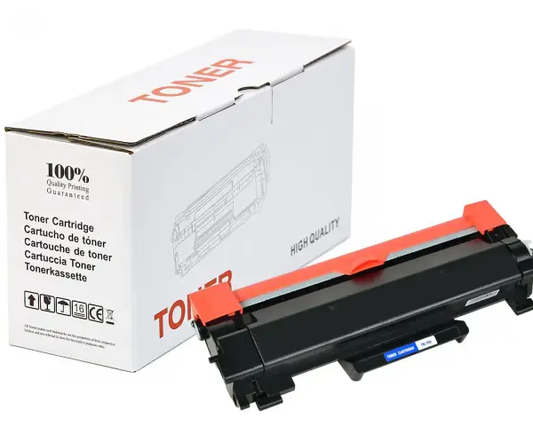 Nowy toner do drukarki Brother HL-L2312D, zapakowany w białe pudełko z napisem "TONER" i oznaczeniem "HIGH QUALITY".