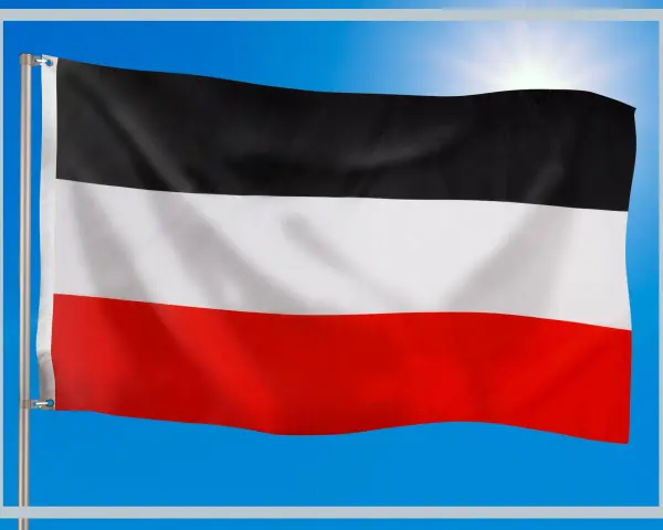 Flaga czerwono biało czarna jaki to kraj? To flaga Niemiec z lat 1871-1918.