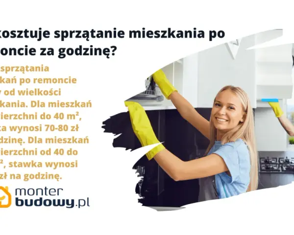 Uśmiechnięta para sprząta kuchnię po remoncie. Dowiedz się, ile za sprzątanie po remoncie zapłacisz za godzinę.