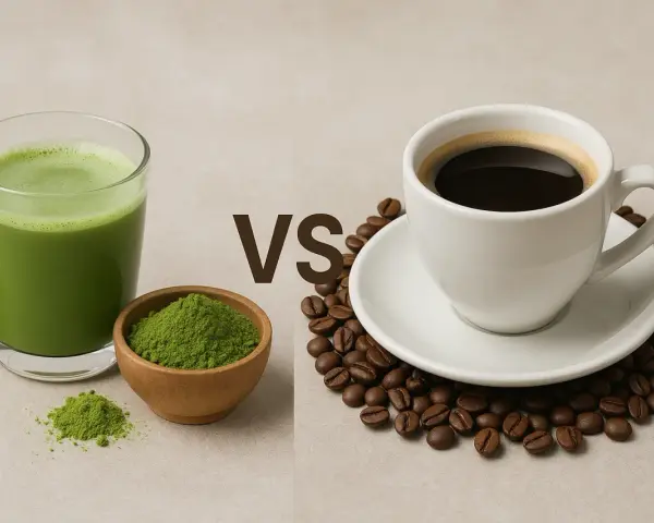 Matcha vs Kawa: Ile kofeiny? Spokojne pobudzenie czy szybki strzał?