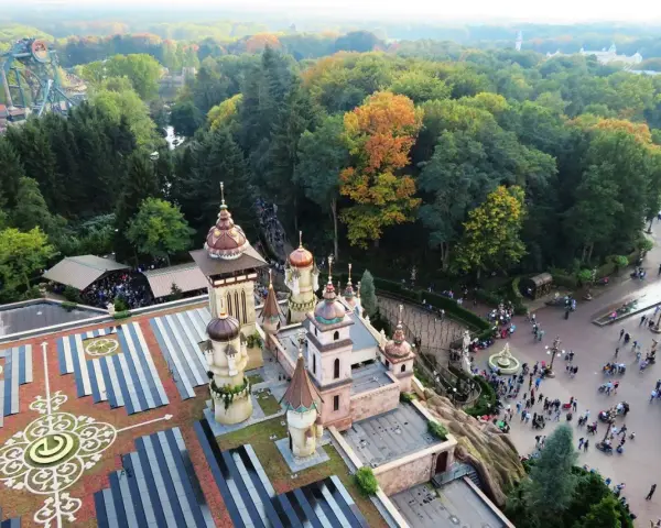 A fairytale castle and amusement park, a perfect destination for a trip from Amsterdam to Efteling.