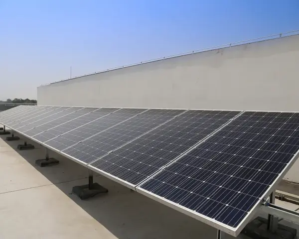 Paneles solares en una azotea, capturando la energía solar térmica para un futuro más verde.