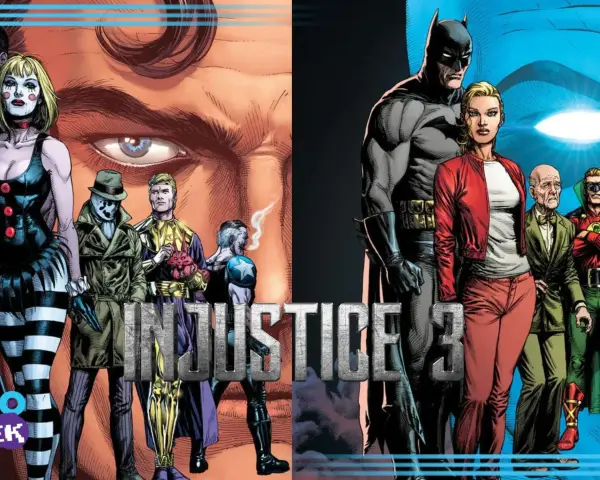 El cómic Injustice 3 presenta a Batman y otros héroes enfrentando la injusticia.