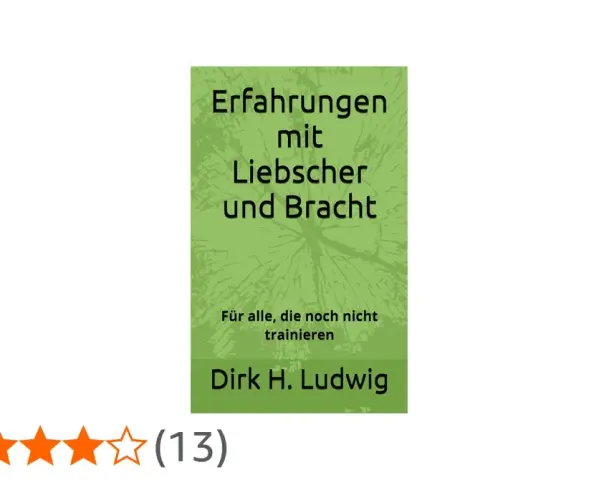 Buchcover "Erfahrungen mit Liebscher und Bracht" von Dirk H. Ludwig. Ein Ratgeber, der auch negative Erfahrungen thematisiert.