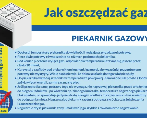 Jak oszczędzać gaz? Piekarnik gazowy - wskazówki dotyczące efektywnego użytkowania i obniżania rachunków za gaz.