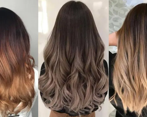 Trzy kobiety prezentują ombre na włosach: od ciemnych po rude, popielate i blond. Zastanawiasz się, jak często można farbować włosy?
