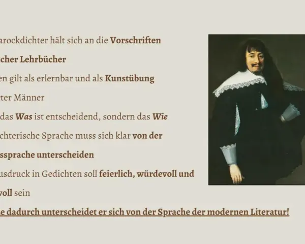 Gemälde eines Mannes im Barockstil mit Kragen und Manschetten.