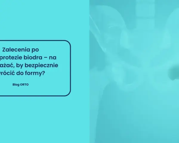 Zalecenia po endoprotezie biodra. Unikaj uszkodzenia nerwu, by bezpiecznie wrócić do formy. Widok endoprotezy biodra.