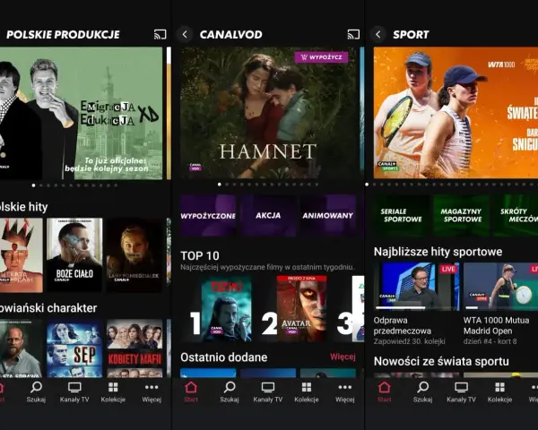 Jak oglądać telewizję przez internet? Aplikacja Canal+ oferuje polskie hity, seriale, filmy i sport na żywo.