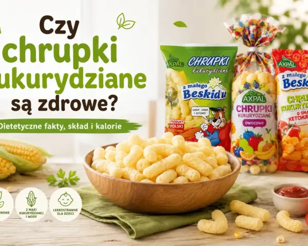 Czy chrupki kukurydziane są zdrowe? Dowiedz się o ich składzie, kaloriach i dietetycznych faktach. Bezglutenowe, z mąki kukurydzianej i wody, lekkostrawne dla dzieci.