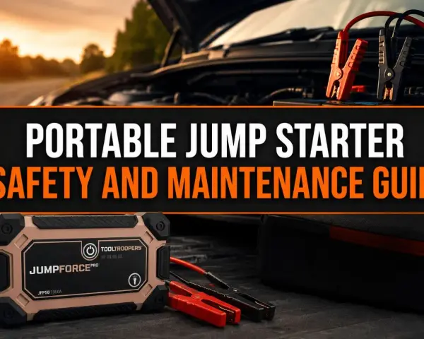 Portable jump starter safety and maintenance guide. Learn how to charge jump starter without charger.