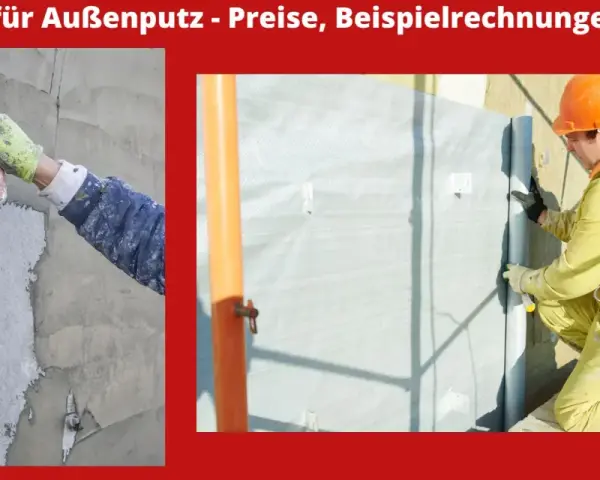 Außenputz wird aufgetragen. Informieren Sie sich über die verputzen Kosten, Preise und Tipps für Ihr Haus.