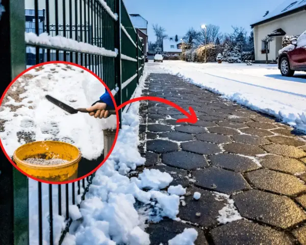 Czym posypywać chodniki zimą, aby uniknąć niebezpiecznych poślizgów?