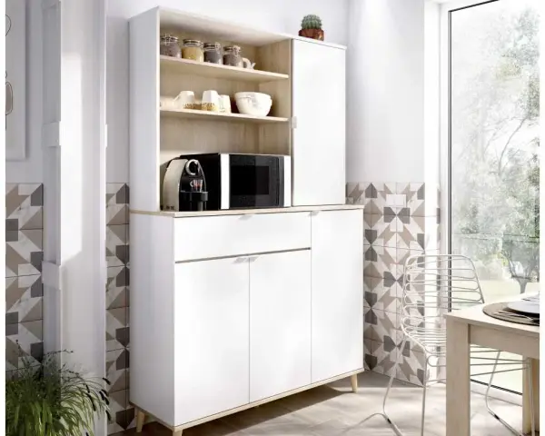 Mueble auxiliar cocina: gana espacio y estilo sin obras