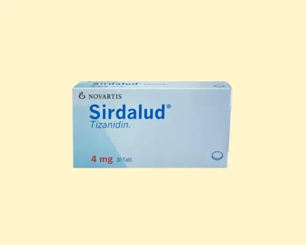 Opakowanie Sirdalud 4 mg, 30 tabletek. Informacje o sirdalud dawkowanie znajdziesz na ulotce.