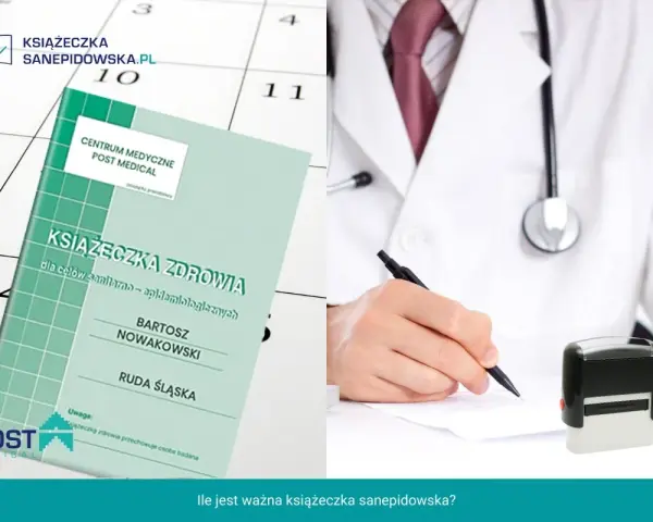 Książeczka zdrowia do celów sanitarno-epidemiologicznych, ważna dla Bartosza Nowakowskiego z Rudy Śląskiej. Dowiedz się, ile jest ważna książeczka sanepidowska.