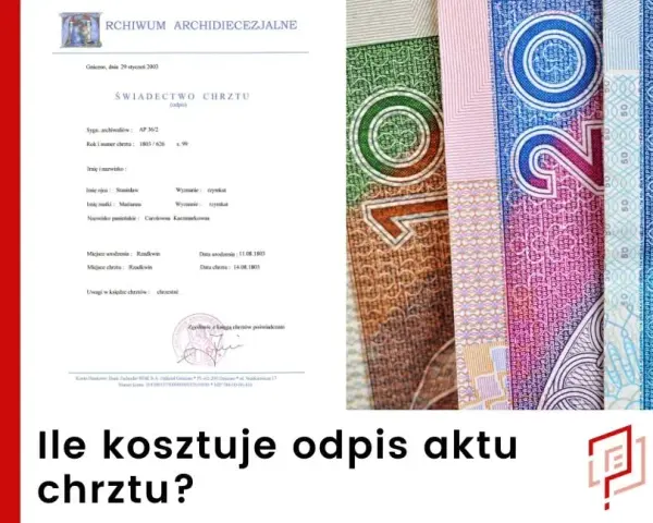 Akt chrztu do ślubu: Ile zapłacisz i jak go uzyskać?