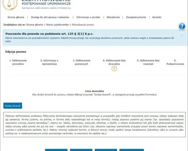 Jak złożyć pozew w e-sądzie i uniknąć najczęstszych błędów