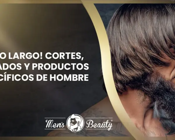 Hombre con pelo largo y barba. Cortes, peinados y productos específicos para el cuidado del pelo largo del hombre.