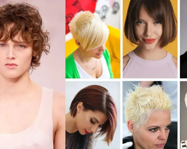 Krótka fryzura dla dziewczynki - inspiracje: kręcone, blond, bob, pixie.