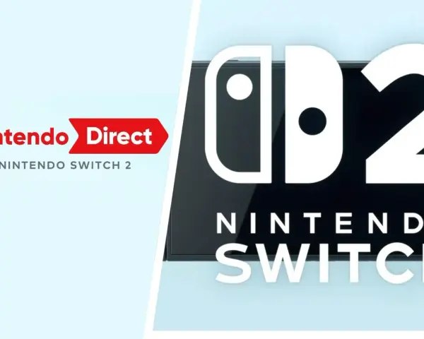 Anuncio de Nintendo Direct para Nintendo Switch 2, mostrando el logo de la consola y el texto "Nintendo Direct".