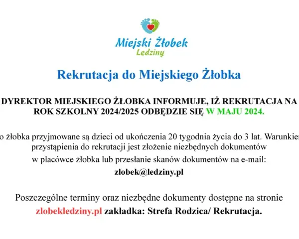 Kiedy zapisy do żłobka? Sprawdź terminy i ważne informacje
