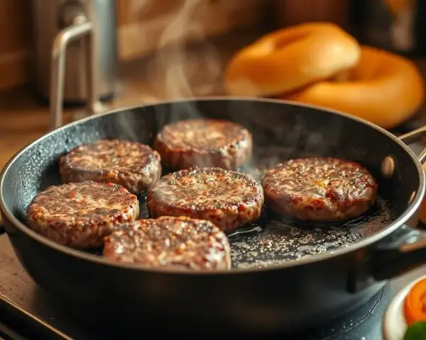 Idealny burger w domu: Jak usmażyć soczyste mięso? Mój poradnik