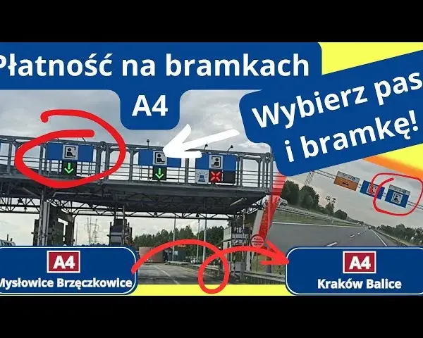 Jak płacić za autostradę A4 Katowice-Kraków i uniknąć dodatkowych kosztów