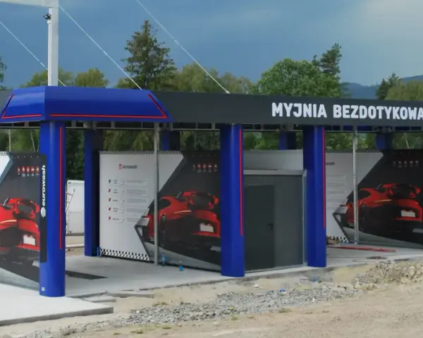 Nowa myjnia bezdotykowa 24h. Zastanawiasz się, ile kosztuje budowa myjni samochodowej? Oto nowoczesne rozwiązanie.
