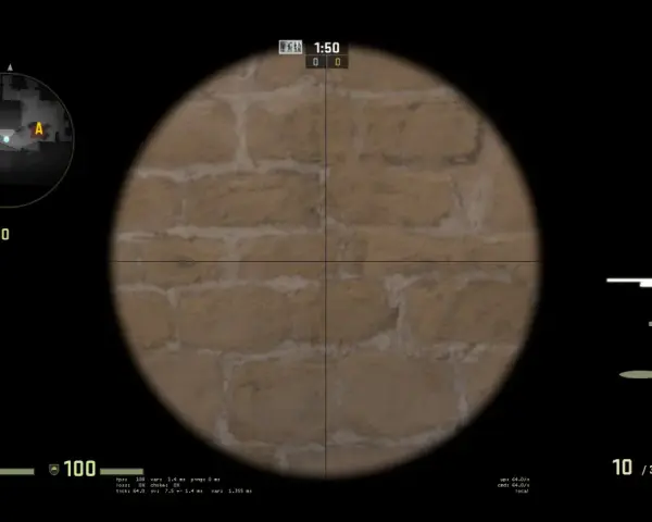 Komenda na pogrubiony celownik AWP CS2: Widoczność + Quickscope!